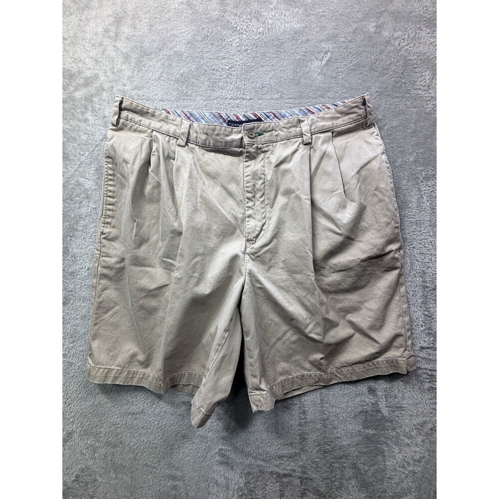 Vintage Tommy Hilfiger Cargo Shorts Mens 38 Beige Khaki Hiking Camping Outdoor